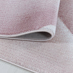 Modern floor rug - Streaky Lines Pink