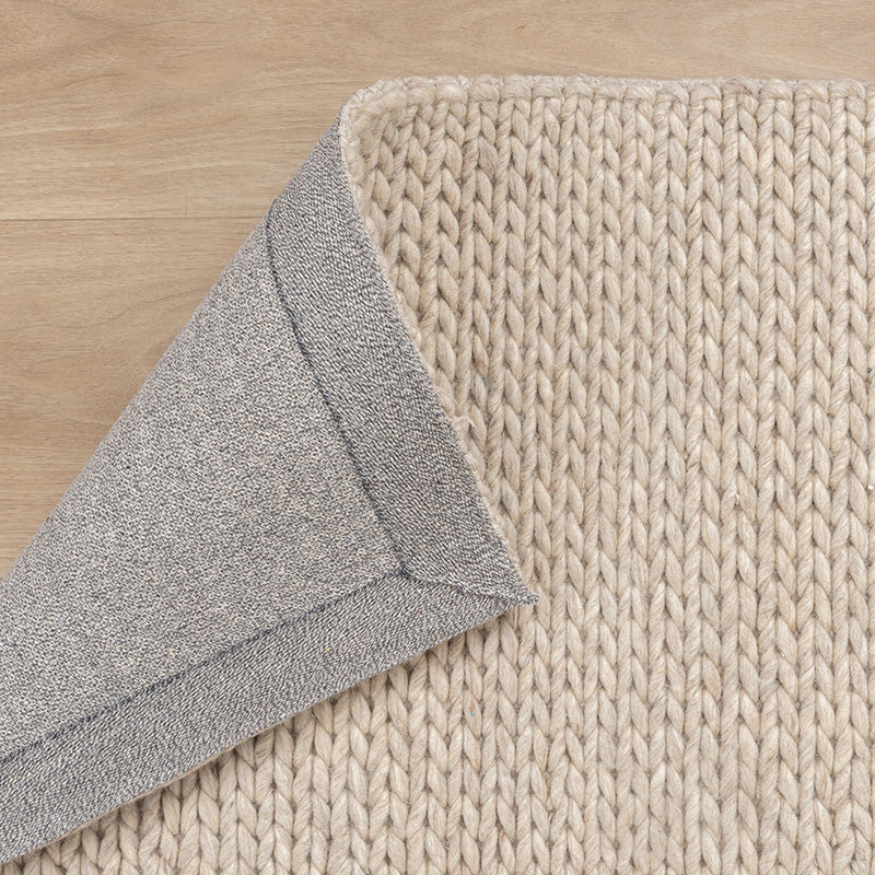 Wool Rug - Twist Beige