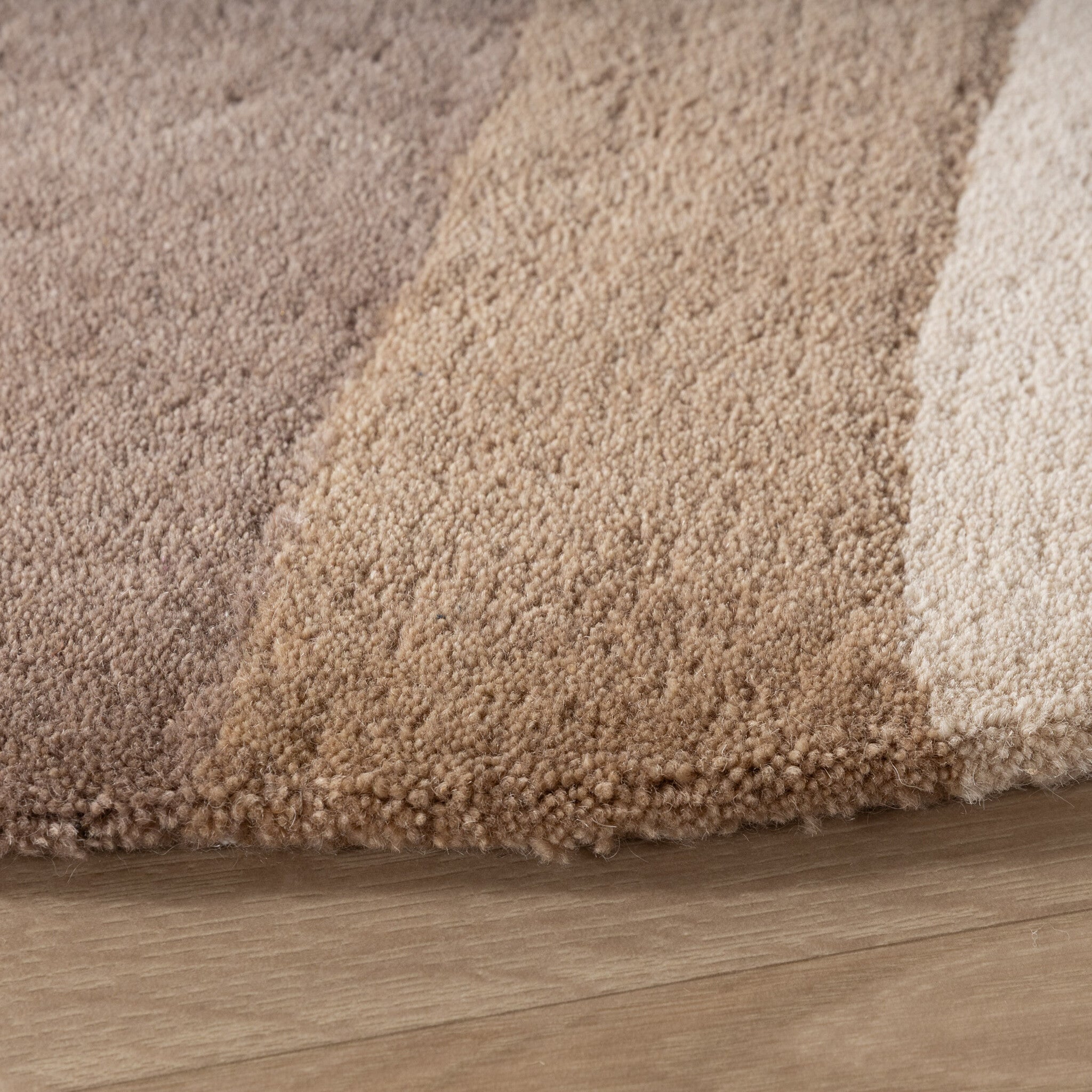 Round Wool Rug – Vienna Beige