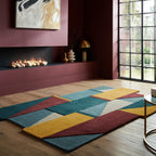 Graphic floor rug - Savino multicolor