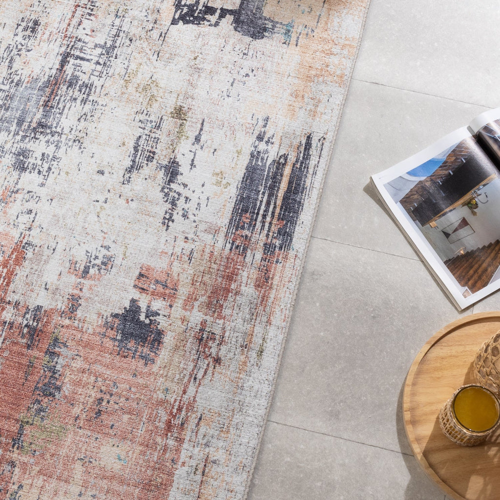 Washable Runner - Domingo Grunge Terra/Cream
