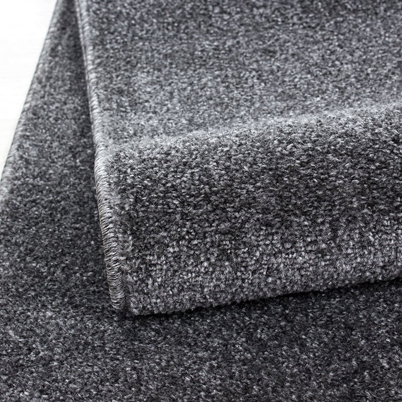 Low Pile Floor Rug - Asa Grey