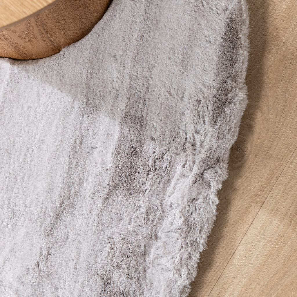 Round High Pile Rug - Comfy Supreme Grey