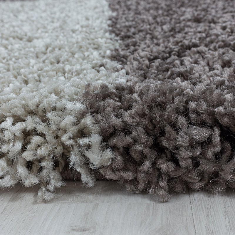 High pile floor rug - Tuggy Taupe
