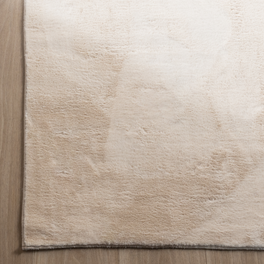 Soft Low-Pile Rug - Cozy Cream