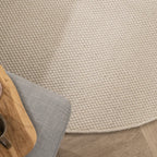 Round Wool Rug - Bliss Cream