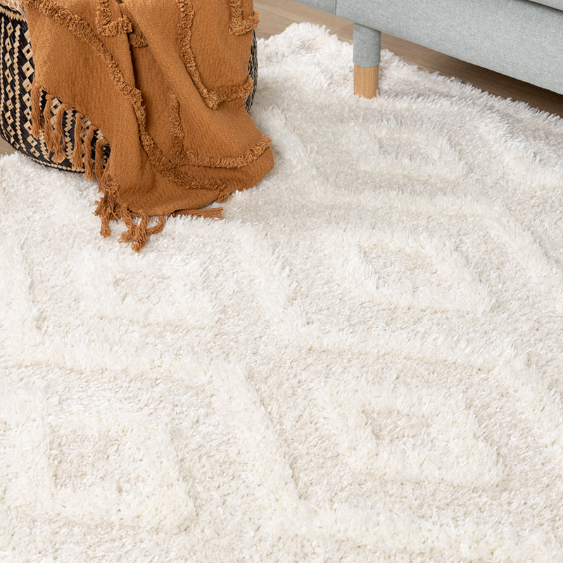 Scandinavian Rug - Lova Diamond Cream