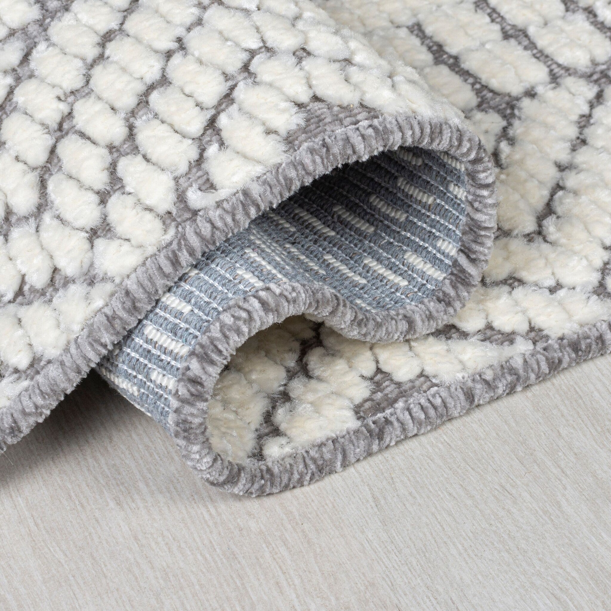 Washable floor rug - Galeo Jaipur Grey
