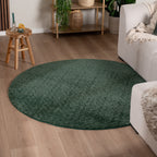 Round Fluffy Rug – Bobby Green