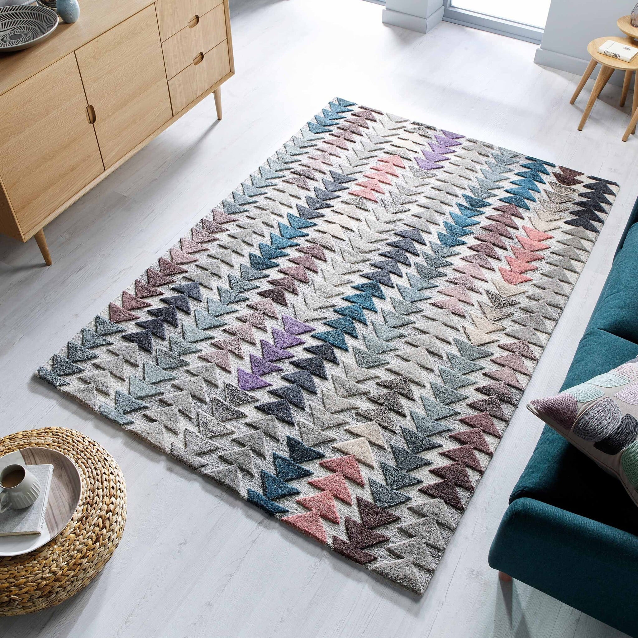Wool floor rug - Amaro Multicolor
