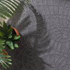 Indoor Outdoor Rug - Dunes Mandala Anthracite