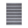 Striped outdoor rug - Sunara Anthracite