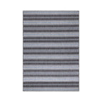 Striped outdoor rug - Sunara Anthracite
