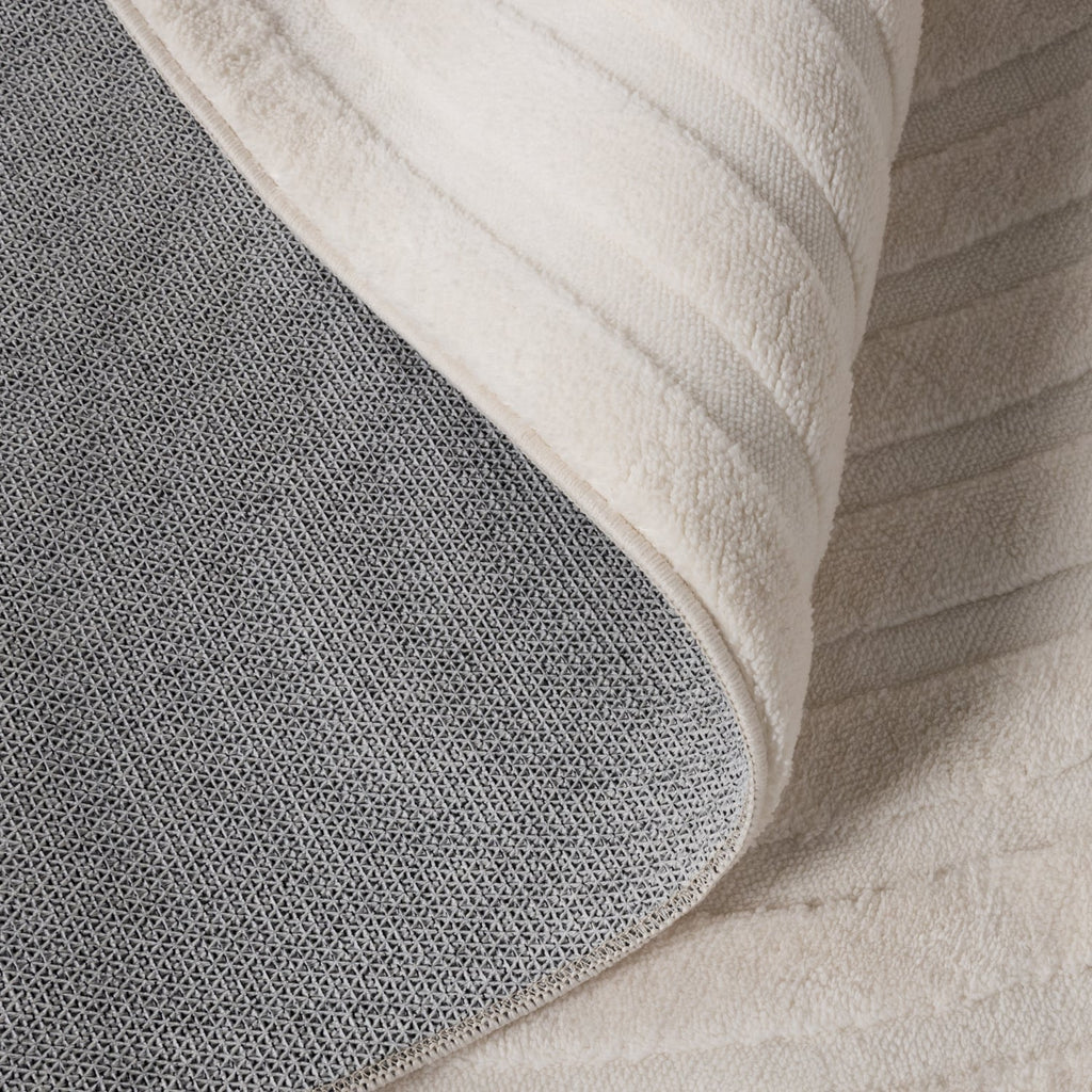 Scandinavian Rug - Charm Curves White