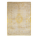 Vintage floor rug - Fading World Medallion Yellow 9062