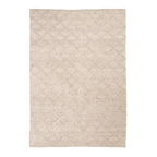 Wool Woven Rug - Knit Beige