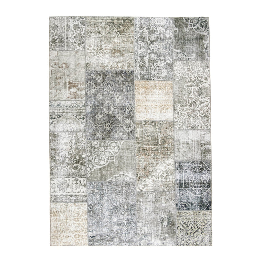 Patchwork Rug - Lago Grey