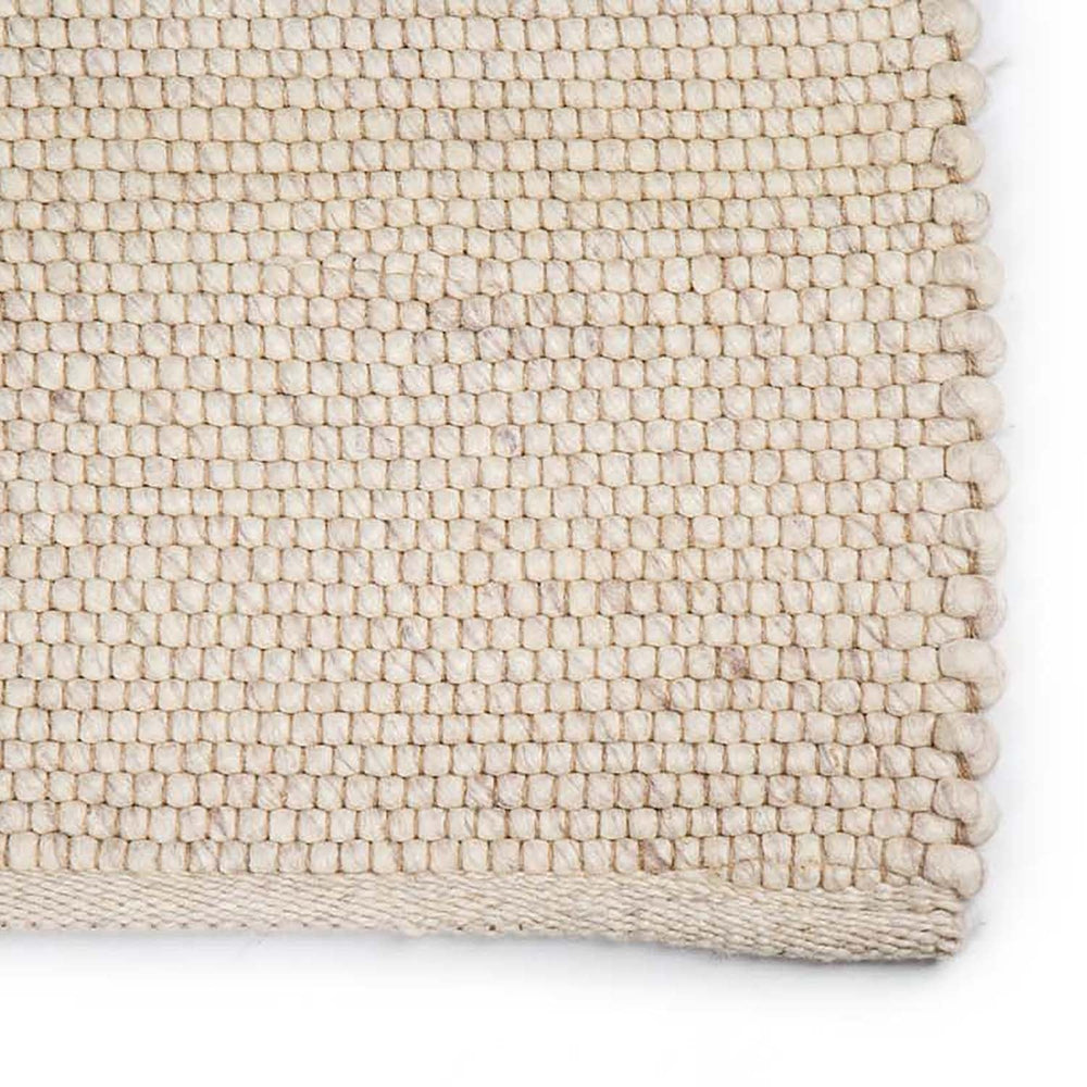 Wool floor rug - Verona ST White 815