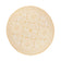 Round Outdoor Rug - Summer Oriental Yellow