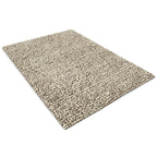 Wool floor rug - Halette Beige/Mottled