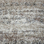High-pile floor rug - Malta Taupe/Melange 6828