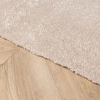 Round washable rug - Clean Cream