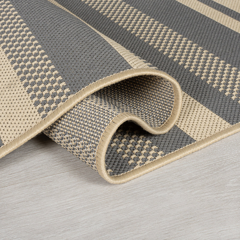 Retro Outdoor Rug - Floreno Noto Grey