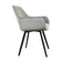 Velvet dining chair - Karl Grey