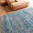 Vintage floor rug - Antiquarian Kilim Blue 9110