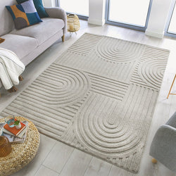 Modern Floor Rug - Solacio Zen Grey