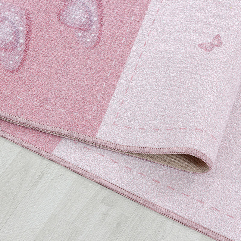 Children's Floor Rug - Pleun Little Princess Pink