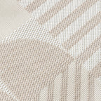 Outdoor Rug Capri Lines Beige Cream