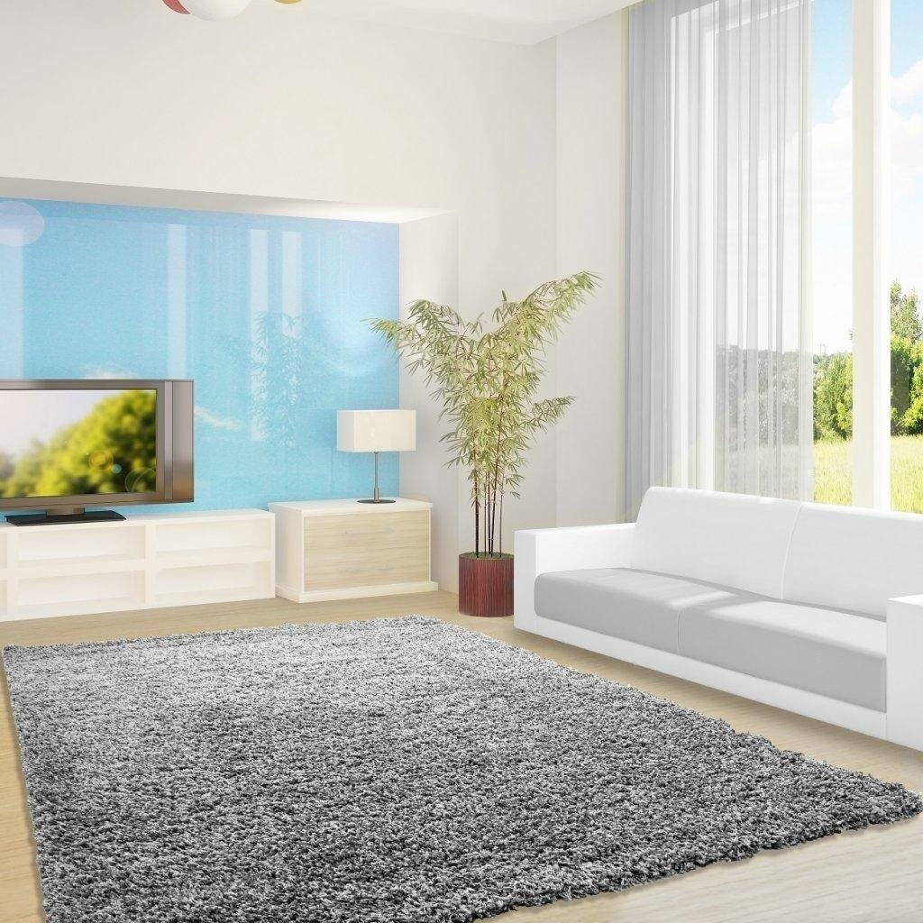 High-pile Area Rug - Life Light Gray