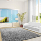 High-pile Area Rug - Life Light Gray
