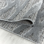 Scandinavian floor rug - Pitea Double Grey