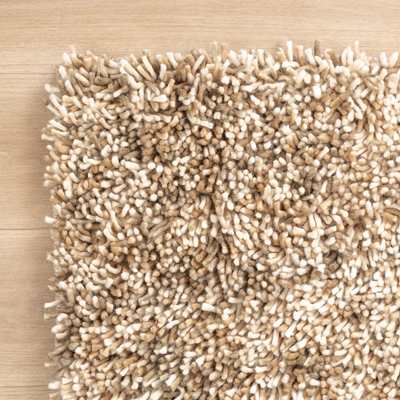 High Pile Wool Rug - Elin Beige