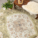 Vintage Outdoor Rug - Santo Mandala Green