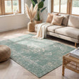 Vintage Rug - Spring Ethnic Green/Cream