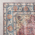Indoor Outdoor Rug - Kairo Medallion Burgundy