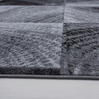 Modern floor rug - Plus Black 8003