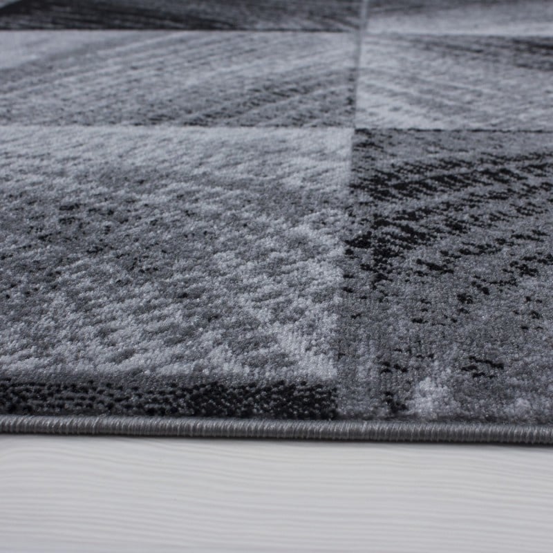 Modern floor rug - Plus Black 8003