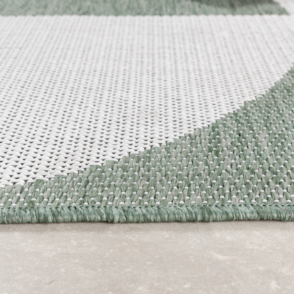 Outdoor Rug - Summer Shapes Green