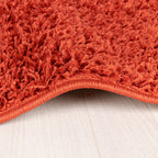 High Pile Rug - Solid Red