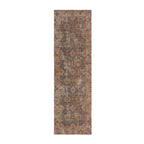 Jute runner - Mauro Vintage Brown/Blue