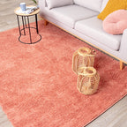 High Pile Rug - Lofty Peach Pink