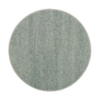 Round Wool Rug - Twist Green