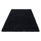 High-Pile Floor Rug - Life Anthracite