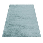 High-Pile Floor Rug - Fuzzy Light Blue
