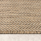 Outdoor Runner Rug - Malta Arrow Natural