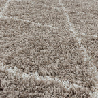 Berber Rug - Agadir Lines Beige/Cream